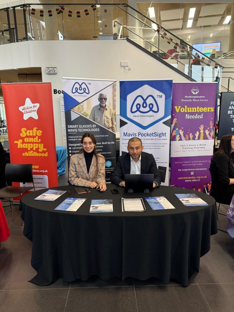 Mavis Technologies exhibiting at the University of Northampton